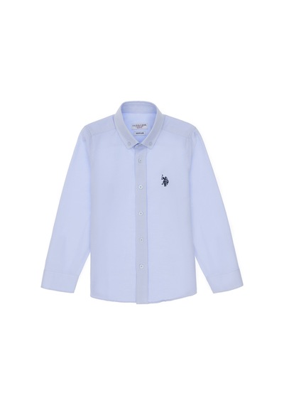 U.s. Polo Assn. Erkek Çocuk Açık Mavi Gömlek Basic 50306584-vr003 Acık Mavı