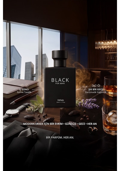 DeFacto Black Erkek Aromatik 50 ml Parfüm L4179AZNSBK23