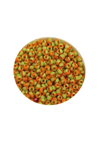 Dökme Cam Kum Boncuk 11/0 2 Mm - 60 Gram - Sarı Turuncu - Bnc066