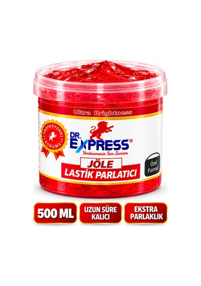Premium Lastik Parlatıcı Jöle 500 Ml Parlak Görünüm Uzun Süre Etkili Yeniler Jel Parlatıcı Reçel Parlatıcı 500 Ml - 699211546