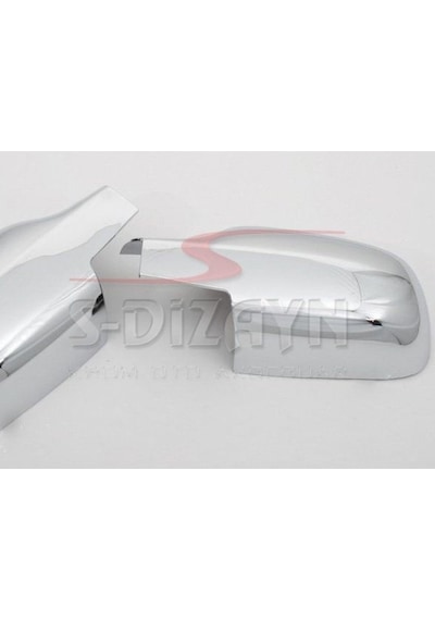 S-Dizayn  Renault Megane 2 Abs Krom Ayna Kapağı 2 Prç 2004-2010