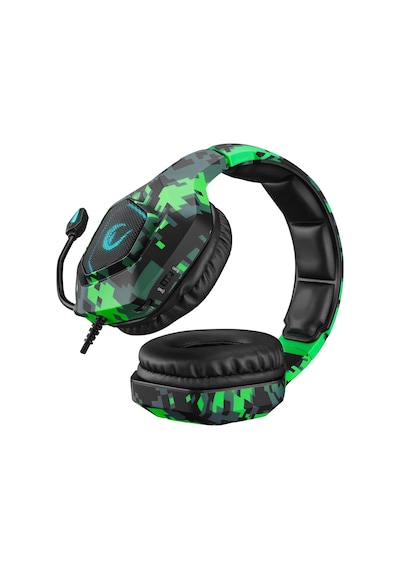 Rampage RM-K8 Crafting 7.1 Surround Rainbow Ledli Kulak Üstü Oyuncu Kulaklığı