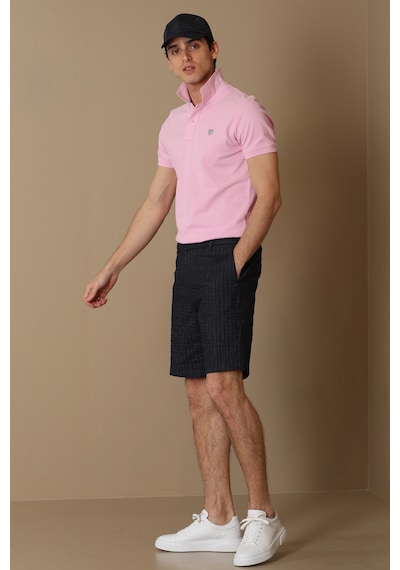 Lufian Laon Spor Polo Yaka Erkek Tişört Pembe 111040091100800 Pembe