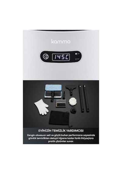St2 Steamy Ultra Çok Fonksiyonlu Buharlı Temizleyici 2600w 3.5l Su Tankı 4 Bar Basınç
