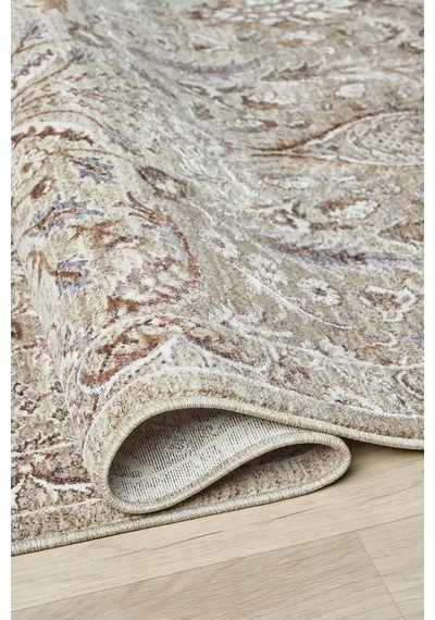 Seyran Halı Monde 804 Bej Polyester Makine Halısı