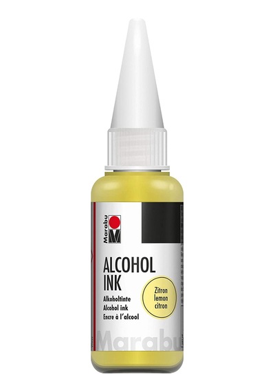 Marabu Alcohol Ink Alkol Bazlı Mürekkep 20 Ml. Lemon Yellow