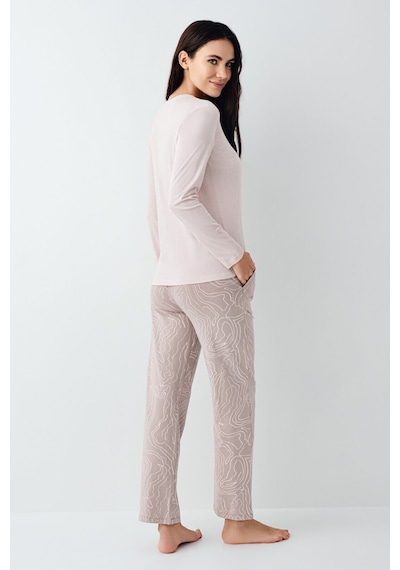 Pierre Cardin Kadın Pembe Pijama Takımı Pc9096-s-v2 Pembe