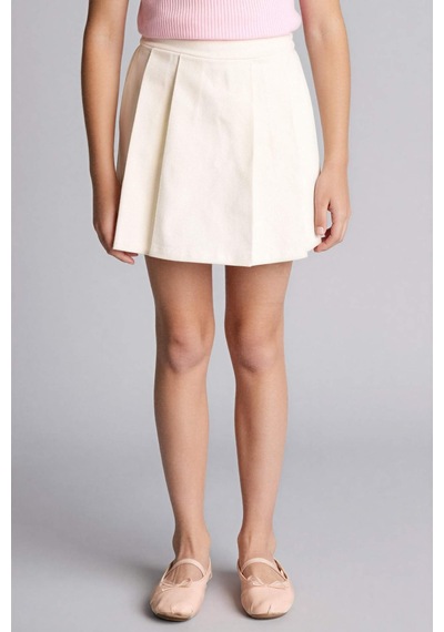Defacto Gabardin Etek Kız Çocuk E2648a826spwt34 Beyaz-wt34