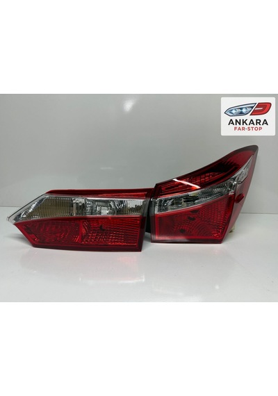 Toyota Corolla 2013 - 2015 Stop Lambası Sağ İç Ve Dış Takım 2 Stop