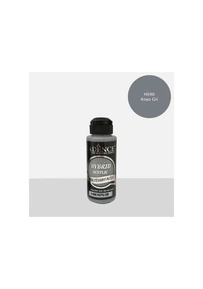 Hibrit Multisurface Akrilik Boya 120 Ml H090 Koyu Gri Koyu Gri