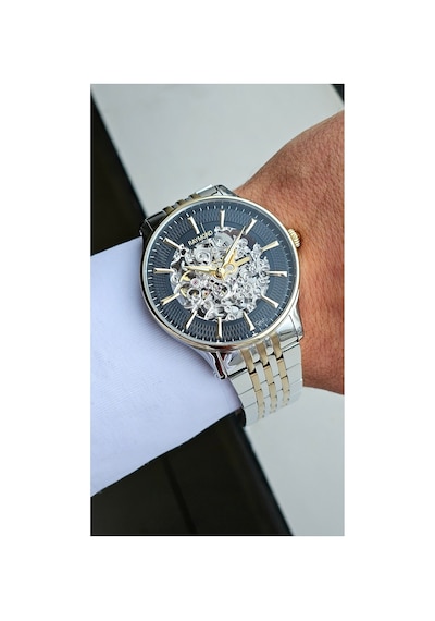 Skeleton G31275 - Özel Seri - Otomatik Erkek Kol Saati - İskelet Model - Ipgbk Gümüş