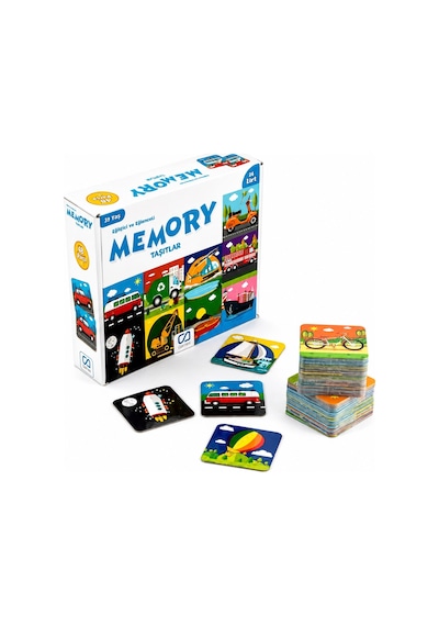 Bakgelal Memory Taşıtlar Hafıza Kartı Oyunu 48 Kartlı Eğitici Eşleştirme Ve Zeka Oyunu