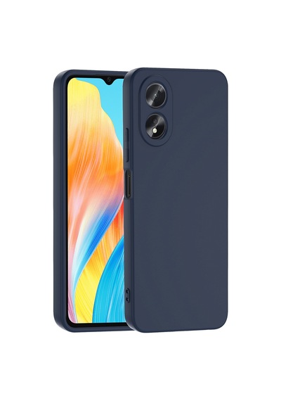 Zore Oppo A38 Uyumlu Nvth Mara Lansman Kapak-lacivert