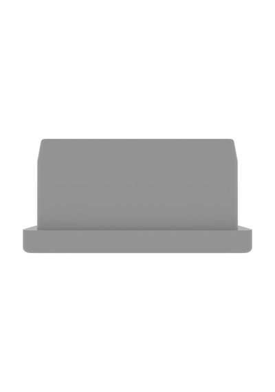 Cateksss 20x40 Mm Düz İç Profil Tapası Ral7035 - 50 Li Paket Gri