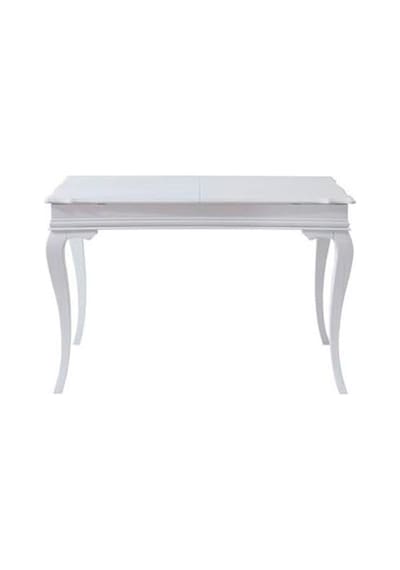 Rustik Açılır Yemek Masası 90x140 Beyaz Rustik Açılır Yemek Masası 90x140 Beyaz