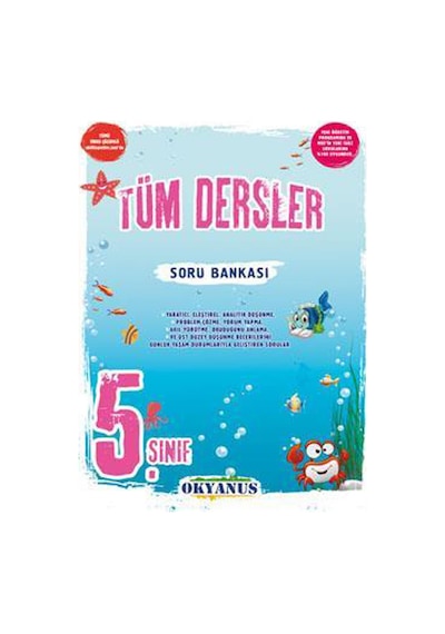 Okyanus Yayınları 5. Sınıf Tüm Dersler Soru Bankası