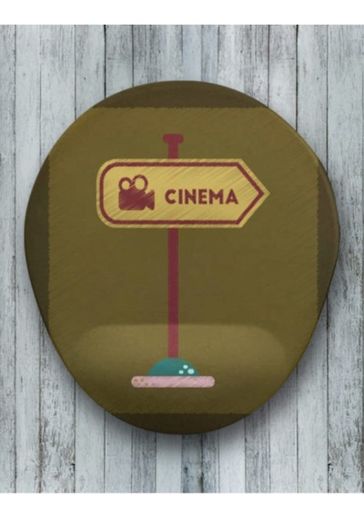 Cinema Oval Bilek Destekli Mouse Pad Mousepad