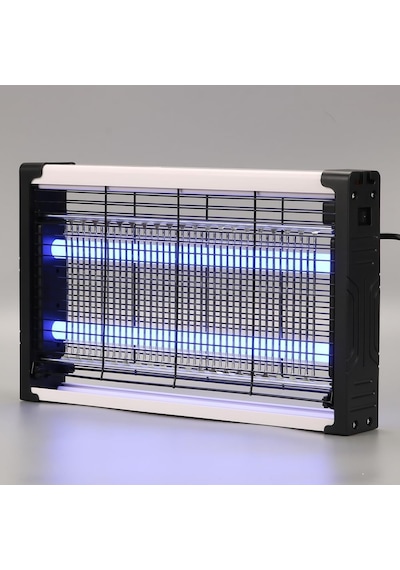 Aksesuarcı 6w - 220w/50hz İki Ledli Sinek Öldürücü, Ultraviole Işıklı Büyük Boy Sinek Öldürücü, Haşere