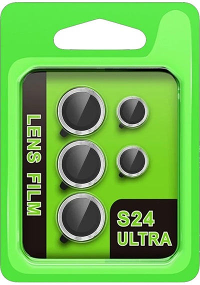 Mey İthalat Samsung Galaxy Uyumlu, S24 Ultra Raze Metal Kamera Lens - Gümüş