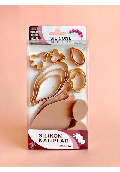 Silikon Kalıp / Flowers : Orchid & Leave / Çiçekler :orkide & Yaprak