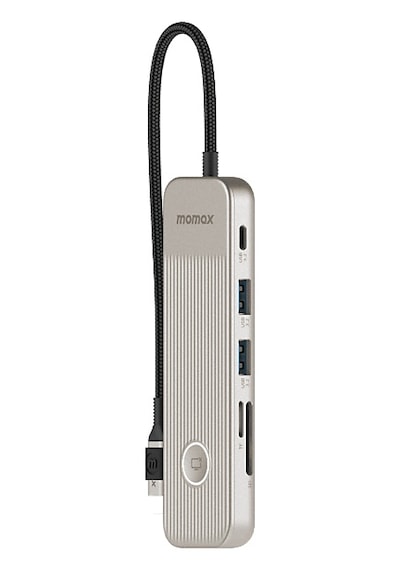 Momax DH18L Onelink 8 IN 1 Multi-Function Usb-C Hub Titanium