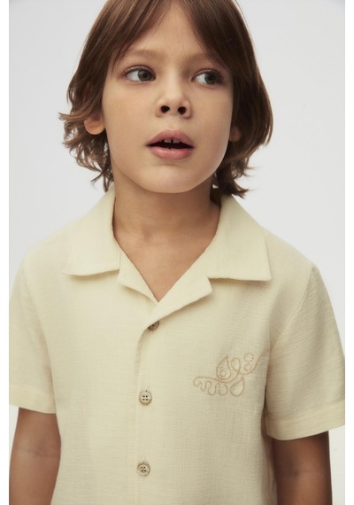 Nk Kids Erkek Çocuk Brıstol Gömlek 48509 KREM