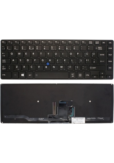 Toshiba Uyumlu Portege R30-A Notebook Klavye - Tuş Takımı / TR IŞIKLI