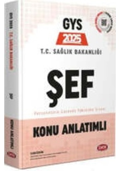 Data Yayınları 2025 T.C Sağlık Bakanlığı Şef Görevde Yükselme Sınavı Konu Anlatımı