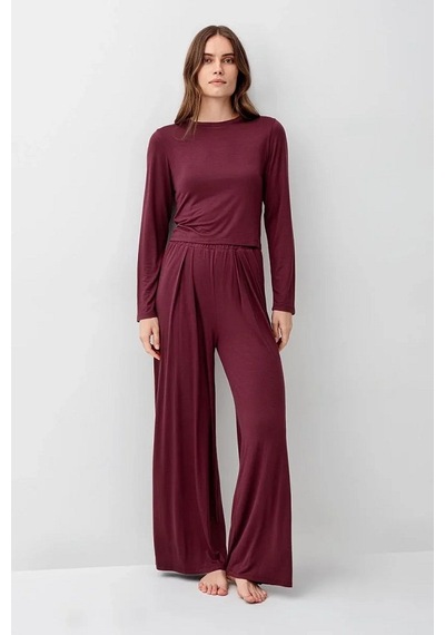 Artış Collection Artış 18210 Bayan Pijama Takımı Bordo