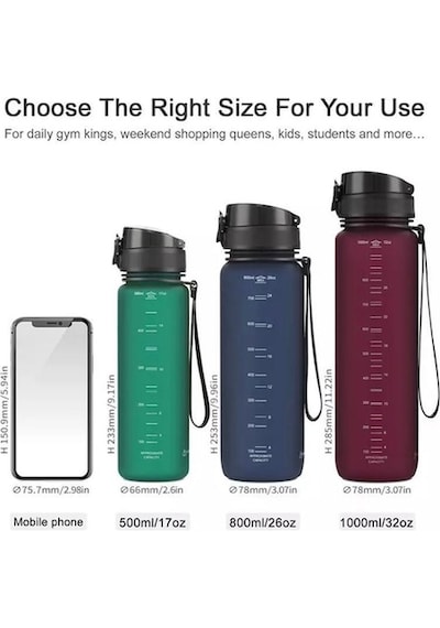 Uzspace 3026 Tritan Su Matarası 500 ML