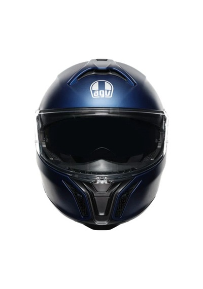 Agv Kask Tourmodular Solıd Mplk Galassıa Blue Matt Mavi
