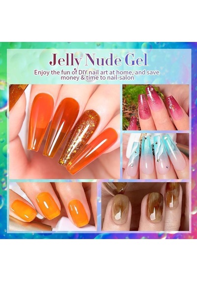 Born Pretty 10ml Jelly Nude Seri Kalıcı Oje Jn54 57851-4