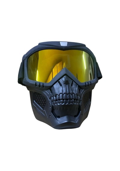 Gear5 Motosiklet Kask Maskesi Kuru Kafa Sarı