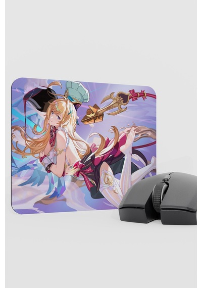 Escoffier Genshin Impact Anime Gacha V1 - 22x18 Gaming Mouse Pad Fare Altlığı