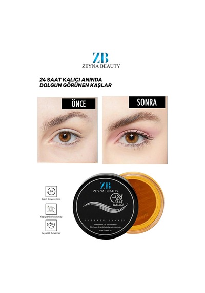 Kaş Şekillendirici & Sabitleyici Wax Turuncu - 624574619 Diğer