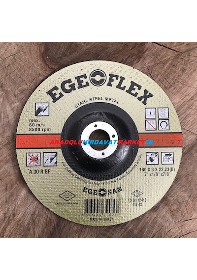 Egesan 180 MM Metal Kesici Taş Demir Kesme Taşı 2 Adet N11.35