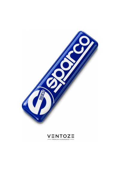 Sparco Damla Etiket 3d Reçine Logo Sticker Oto Araç İçi Dekoratif Aksesuar 6x1,5 Cm