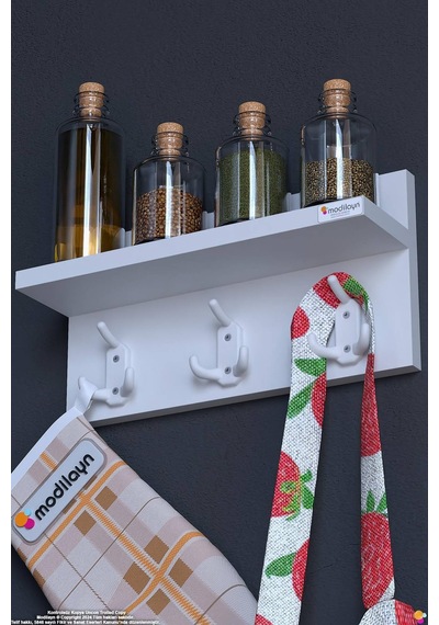 Kedi 9 Kancalı Mutfak Askısı 3'lü Set 36,4x19 Cm - Şık Tasarım, Çok Amaçlı Düzenleyici Ve Yer Tasarrufu Beyaz Kedi 9 Kancalı Mutfak Askısı 3'lü Set 36,4x19 Cm - Şık Tasarım, Çok Amaçlı Düzenleyici Ve Yer Tasarrufu Beyaz