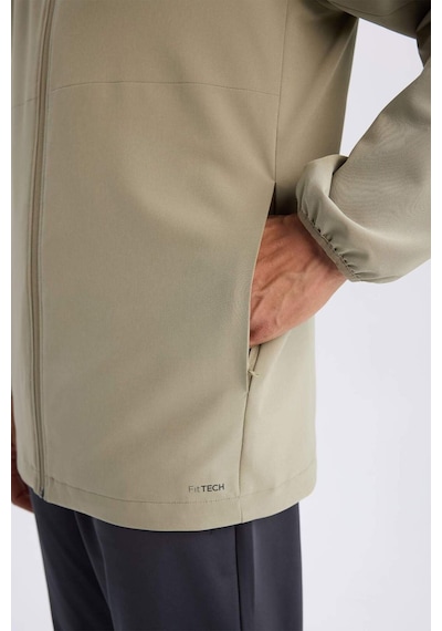 DeFactoFit Regular Fit Kapüşonlu File Astarlı Fermuarlı Mevsimlik Baharlık Mont D6179AX25SPKH513