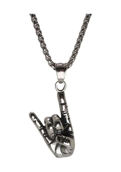 Vog Rock Punk Model Unisex Çelik Sevgiliye - Eşe - Babaya - Arkadaşa Hediye Kolye Gri Vog Rock Punk Model Unisex Çelik Sevgiliye - Eşe - Babaya - Arkadaşa Hediye Kolye Gri