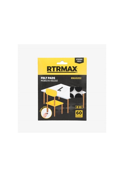 Mobilya Altı Keçesi Gri 20 Mm Rtrmax - Rnu0201