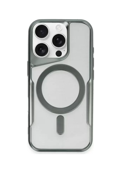 Newface Apple İphone 12 Kılıf Boyi Magsafe Silikon Kapak - Yeşil