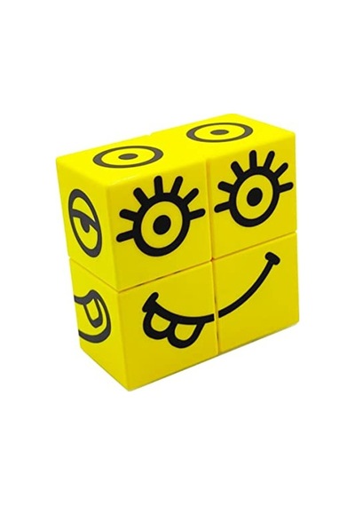 Mıknatıslı Duygu Puzzle Seti, 4 Küp İle Eğlenceli Oyun