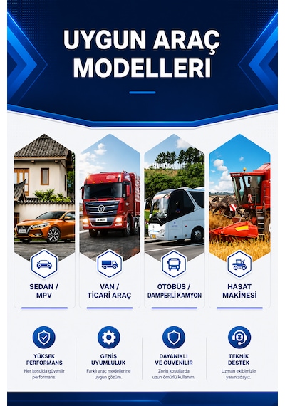 10'' İnç Vga Çıkışlı Kumandalı Tır Kamyon Otobüse Uygun Monitör