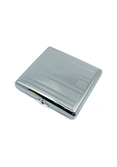Metal Krom Renk Sigara Tabakası Model 2