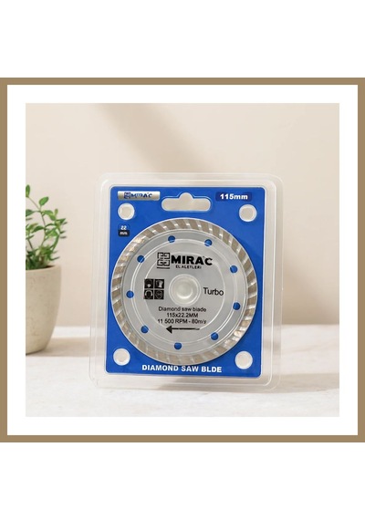 Kahveci.store 115 Mm Mermer Kesme Diski 22.2 Mm İnce Turbo 22