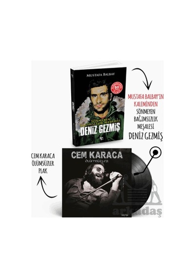 Plaklı Kitaplar - Deniz Gezmiş - Cem Karaca - Ölümsüzler Plak Plak