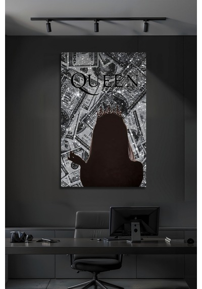 Işıltılı Dolar Modern Kraliçe Queen Tasarımlı Siyah Beyaz Lüks Dekoratif Cam Tablo Modern Dekorasyon Temalı Dekoratif Duvar Tablosu, Salon, Ev Ve Ofis Dekoru, Işıltılı Dolar Modern Kraliçe Queen Tasarımlı Siyah Beyaz Lüks Dekoratif Cam Tablo Modern Dekorasyon Temalı Dekoratif Duvar Tablosu, Salon, Ev Ve Ofis Dekoru,