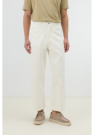 Antioch Relax Fit Erkek Jean Ekru