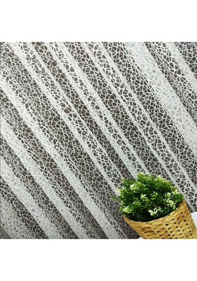 Evdepo Home Kırık Beyaz Sık Pileli Tül Perde 130 X 240 Cm Çok Renkli